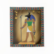 Egyptian God Anubis Wall Hanging 