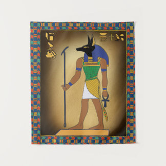 Egyptian God Anubis Wall Hanging  Tapestry