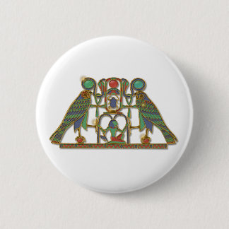 Egyptian God Horus Pectoral 6 Cm Round Badge