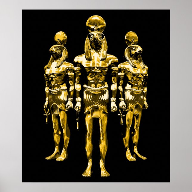 Egyptian God Horus Poster (Front)