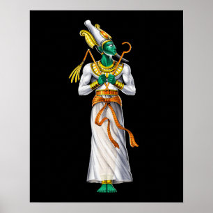 Egyptian God Osiris Poster