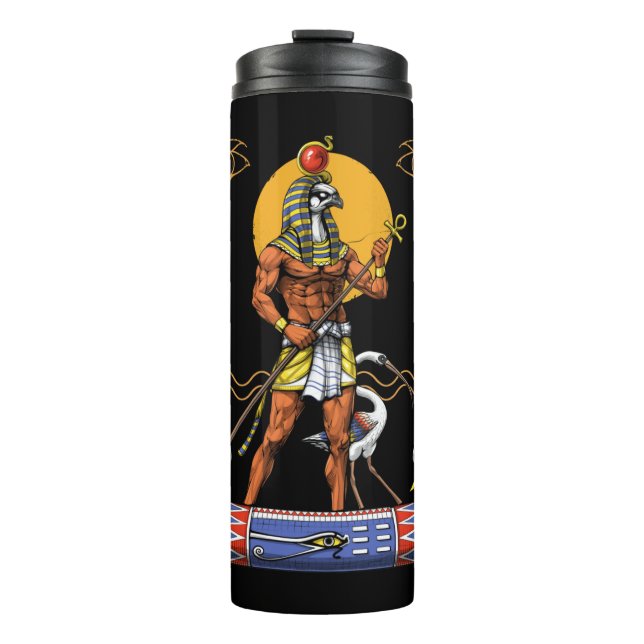 Egyptian God Ra Thermal Tumbler (Front)