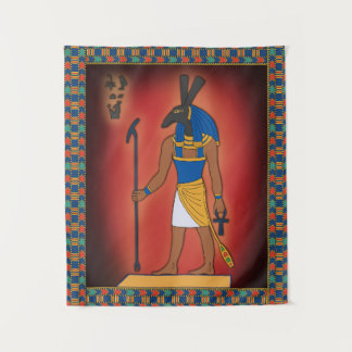 Egyptian God Seth Wall Hanging Tapestry