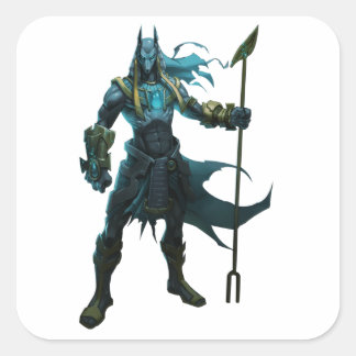 Egyptian God Square Sticker