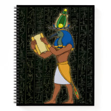 Egyptian God Thoth Deluxe Notebook