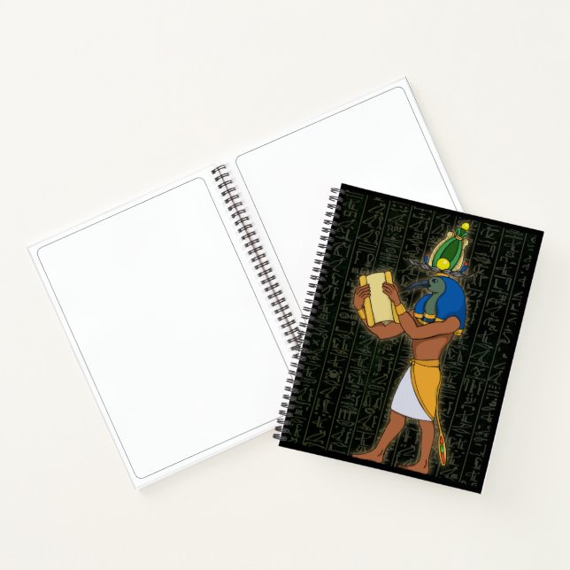 Egyptian God Thoth Deluxe Notebook (Inside)