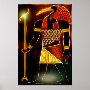 Egyptian God Thoth Poster