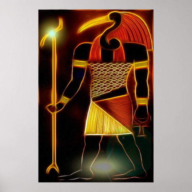 Egyptian God Thoth Poster (Front)