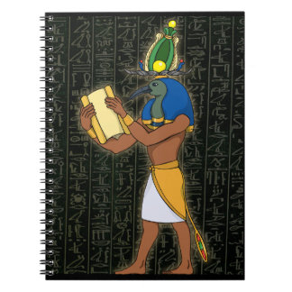 Egyptian God Thoth Spiral Notebook
