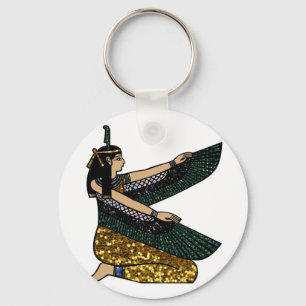 egyptian goddess key ring