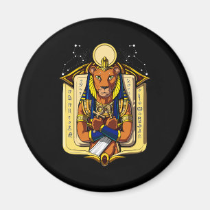 Egyptian Goddess Lioness Sekhmet God Bastet Magnet