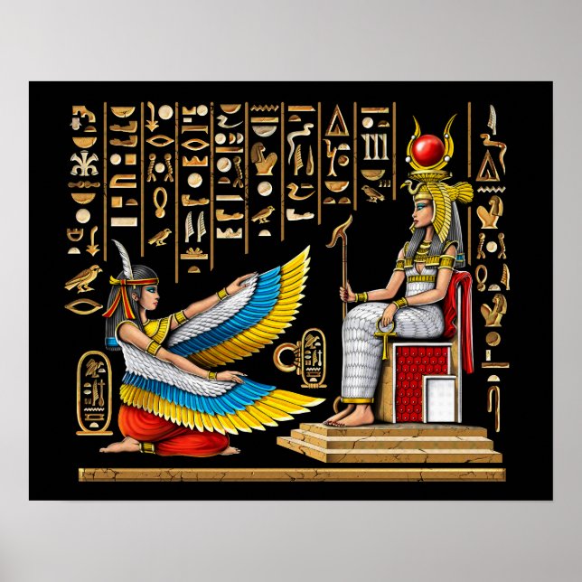 Egyptian Goddess Maat Isis Poster (Front)