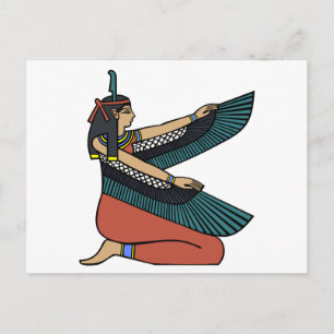 Egyptian Goddess Maat Postcard