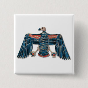 Egyptian Goddess Nekhbet Pectoral 15 Cm Square Badge
