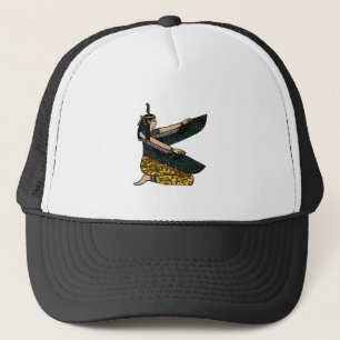egyptian goddess trucker hat