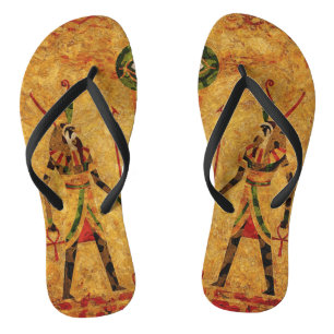 Egyptian Gods Flip Flops