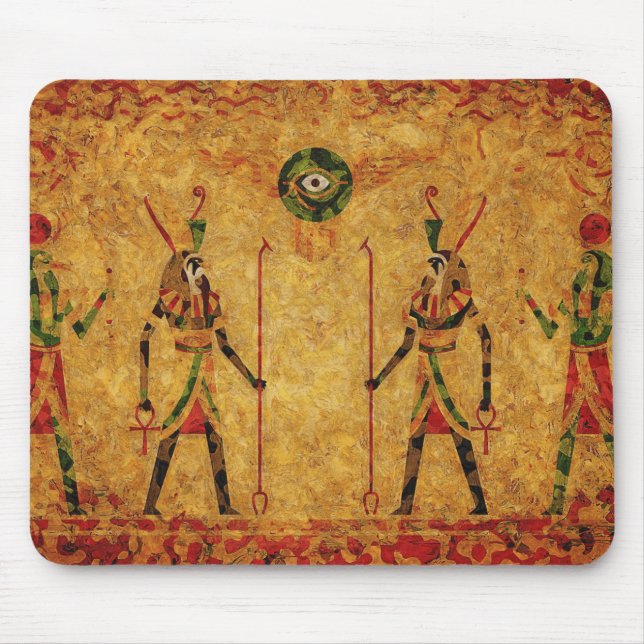 Egyptian Gods Mouse Mat (Front)