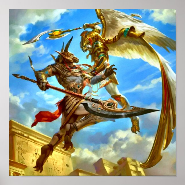 Egyptian Gods Poster (Front)