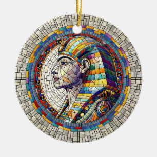 Egyptian Great Sphinx -Mosaic Art Ceramic Tree Decoration