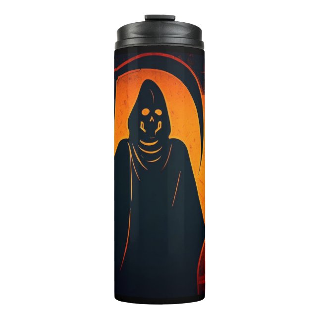 Egyptian Grim Reaper Halloween 1 Thermal Tumbler (Front)
