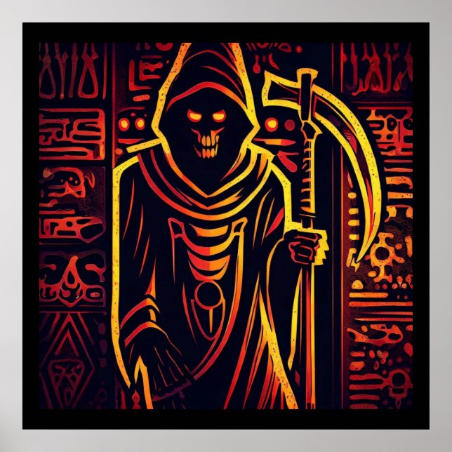 Egyptian Grim Reaper Halloween 3 Poster (Front)