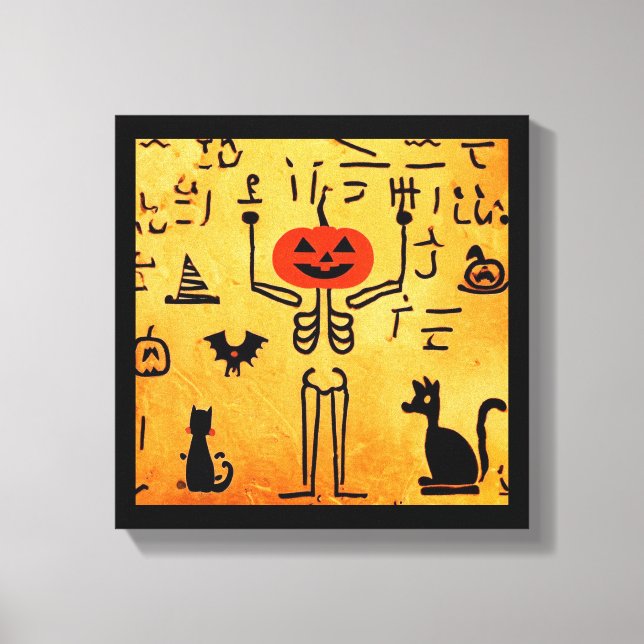 Egyptian Halloween 4 Canvas Print (Front)
