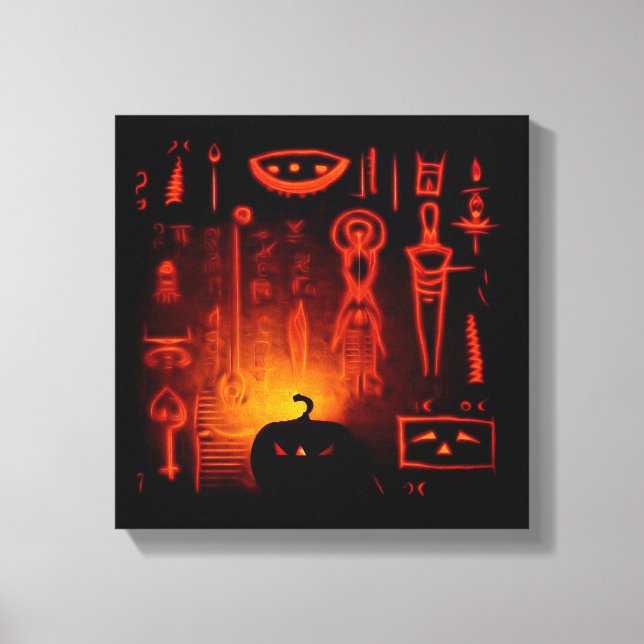 Egyptian Halloween 7 Canvas Print (Front)