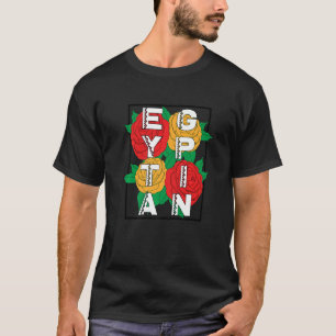 Egyptian Heritage Flower Traditional Cultural   T-Shirt