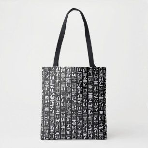 Egyptian Hieroglyph Tote Bag