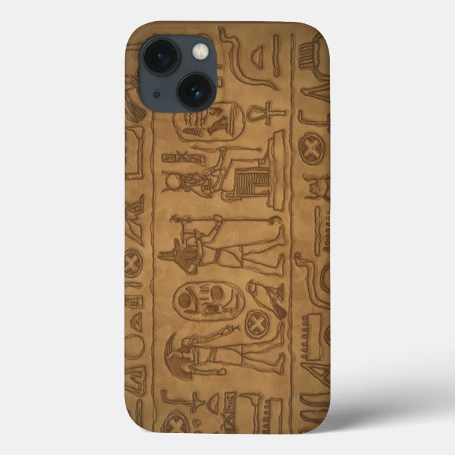 Egyptian Hieroglyphic Art Case-Mate iPhone Case (Back)