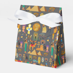 Egyptian Hieroglyphic Symbol Pattern pharaoh Favour Box