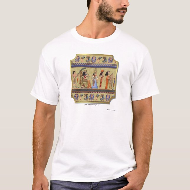 Egyptian Hieroglyphics Apparel, Gifts Collectibles T-Shirt (Front)