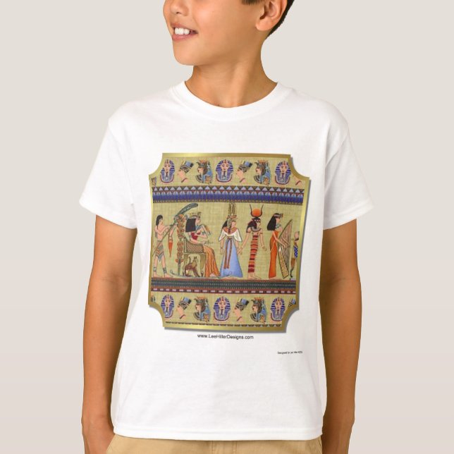 Egyptian Hieroglyphics Apparel, Gifts Collectibles T-Shirt (Front)