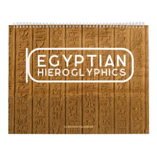 Egyptian Hieroglyphics Calendar