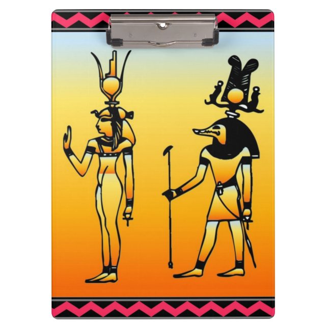 Egyptian Hieroglyphics Clipboard (Front)