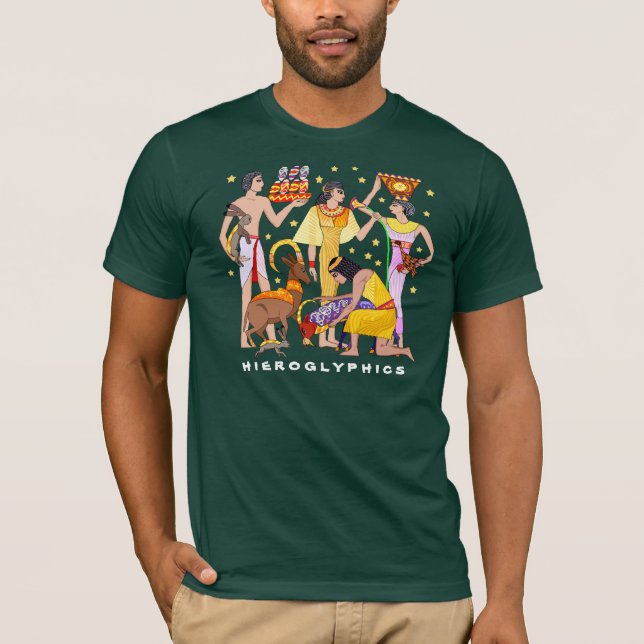 Egyptian Hieroglyphics  Design T-shirt (Front)