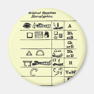 Egyptian Hieroglyphics Magnet