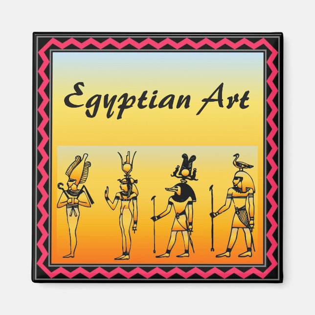 Egyptian Hieroglyphics Magnet (Front)
