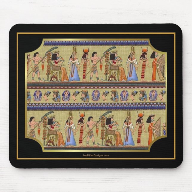 Egyptian Hieroglyphics Series II Apparel Gifts Mouse Mat (Front)