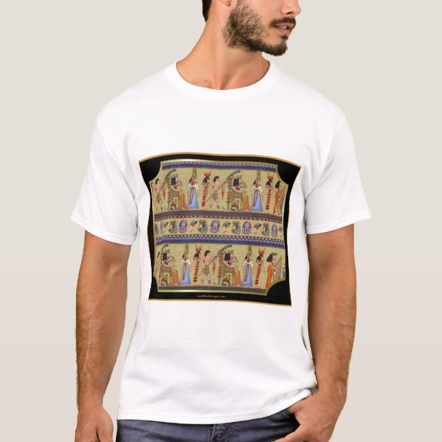 Egyptian Hieroglyphics Series II Apparel Gifts T-Shirt (Front)