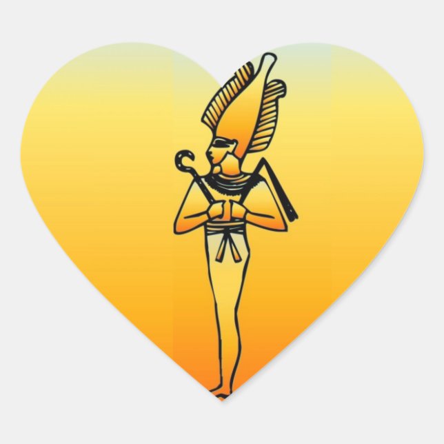 Egyptian Hieroglyphics Sticker (Front)