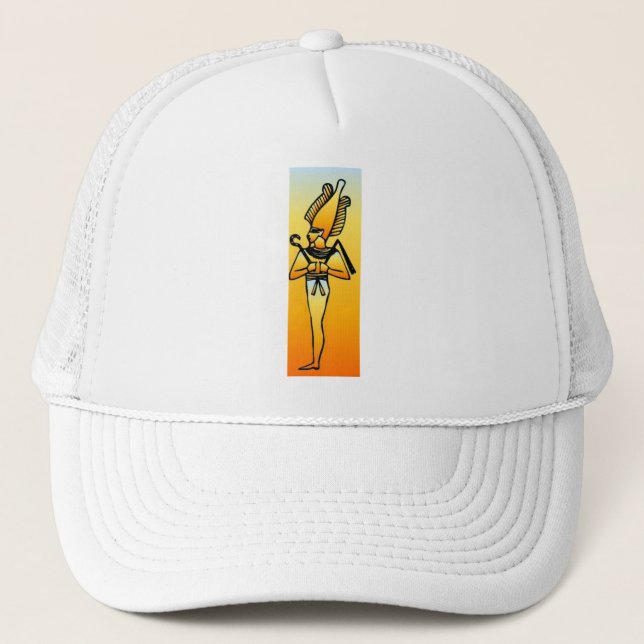 Egyptian Hieroglyphics Trucker Hat (Front)