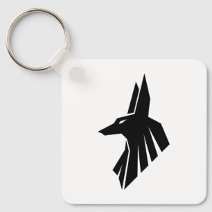 Egyptian Hieroglyphs - Anubis Key Ring
