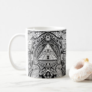 Egyptian Hieroglyphs - Cool Pattern Coffee Mug