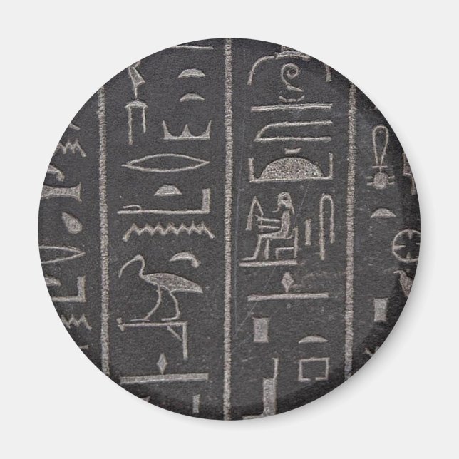 Egyptian Hieroglyphs Magnet (Front)