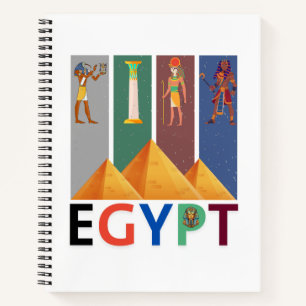 Egyptian hieroglyphs notebook
