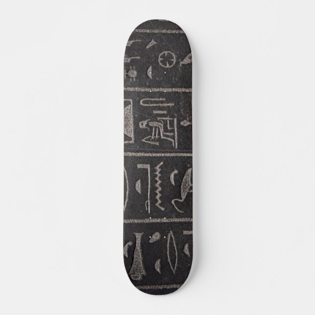 Egyptian Hieroglyphs Skateboard (Front)