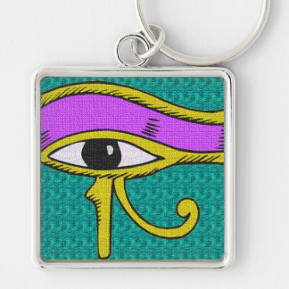 egyptian influence  designed tie key ring