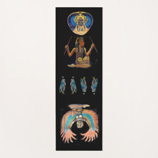 Egyptian Isis Osiris Horus Maureen Girard Yoga Mat
