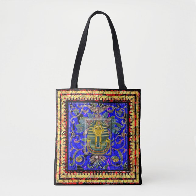 Egyptian King Tut Tote Bag (Front)